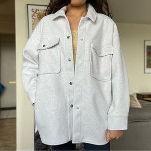Buttoned Soft Overshirt